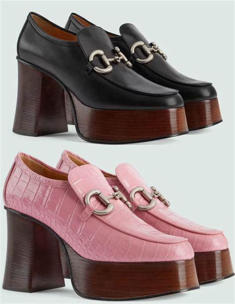 gucci mocassino con tacco|I mocassini con tacco sono la nuova tendenza autunno.